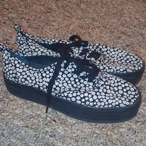 H&M Floral platform sneakers